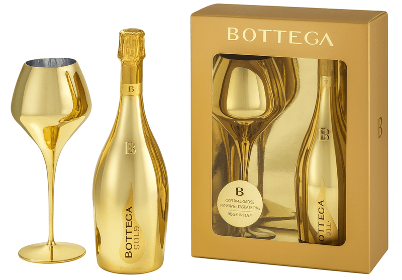 Bottega Magnifico Gold Prosecco Gift Set 75cl