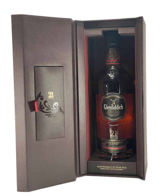 Glenfiddich 21 Year Old Reserva Rum Cask Finish (Old DDesign 70cl