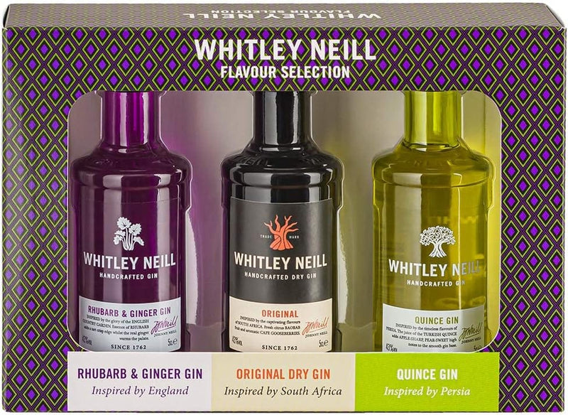 Whitley Neill Gin Tasting Pack 3x5cl