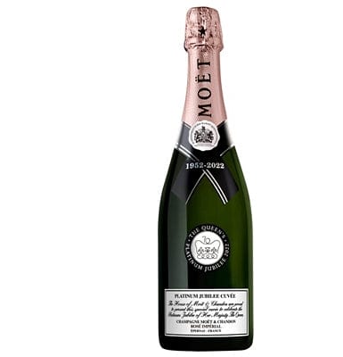 Moët Rosé Champagne Platinum Jubilee Limited Edition 75cl