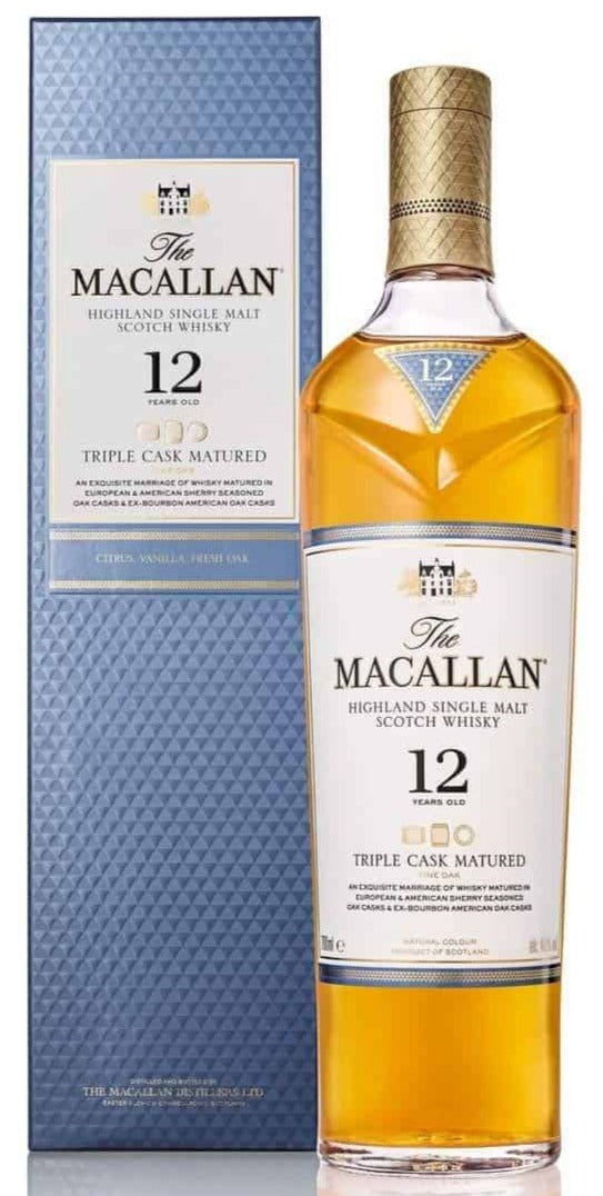 Macallan Triple Cask 12 Years Old Single Malt Whisky 70cl
