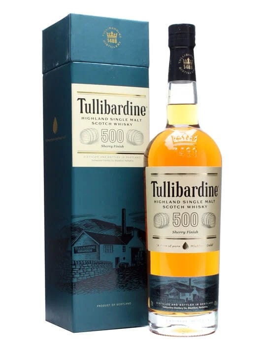 Tullibardine 500 Sherry Cask Finish Single Malt Whisky Gift Box 70cl
