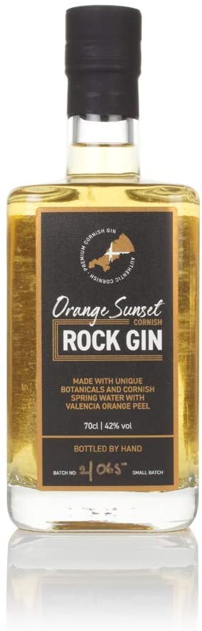 Cornish Rock Orange Sunset Gin 70cl