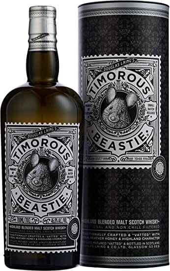 Timorous Beastie Blended Malt Scotch Whisky Gift Tube 70cl