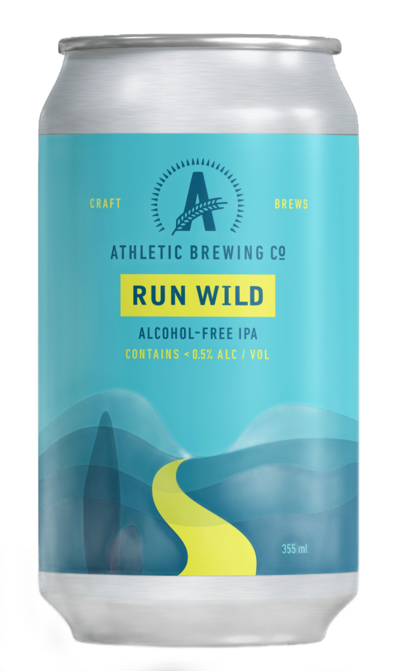 Athletic Brewing Run Wild Alcohol Free Beer 6x355ml