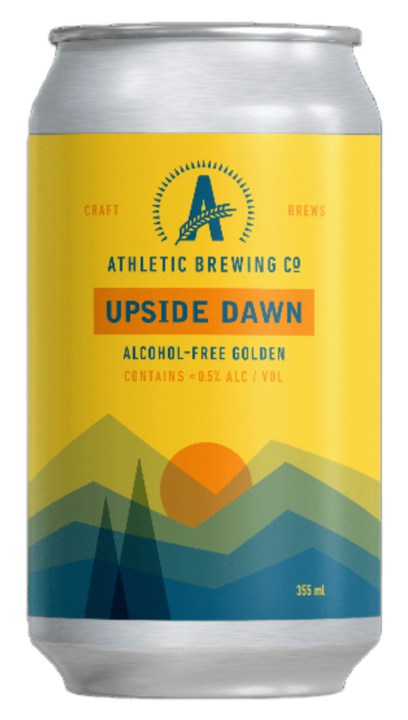 Athletic Brewing Upside Dawn Alcohol Free Beer 6x355ml