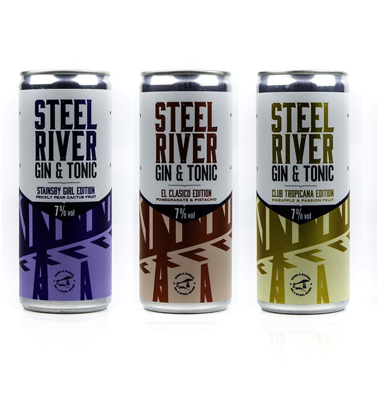 Steel River G&T Mixed Box Cans 12x250ml