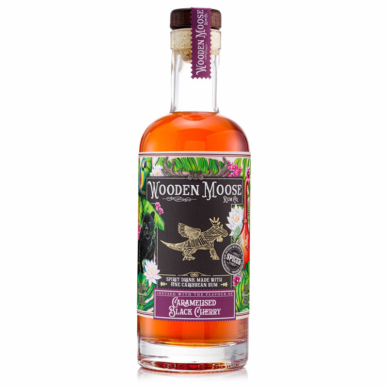 Wooden Moose Caramelised Black Cherry Rum 50cl