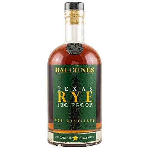 Balcones Texas Rye 100 Proof Whiskey 70cl