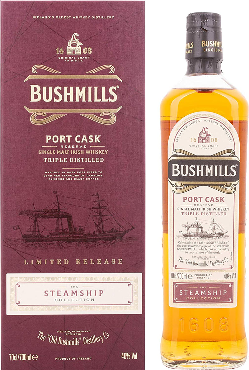 Bushmills Port Cask Reserve - Steamship Collection Single Malt Whiskey 70cl