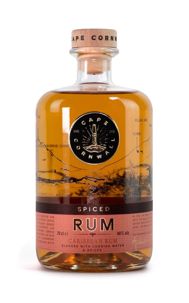 Cape Cornwall Spiced Rum 70cl, Threshers, South Africa | Spiced Rum ...