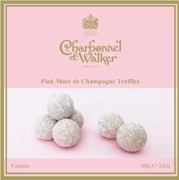 Charbonnel et Walker Pink Marc de Champagne Truffles 100g