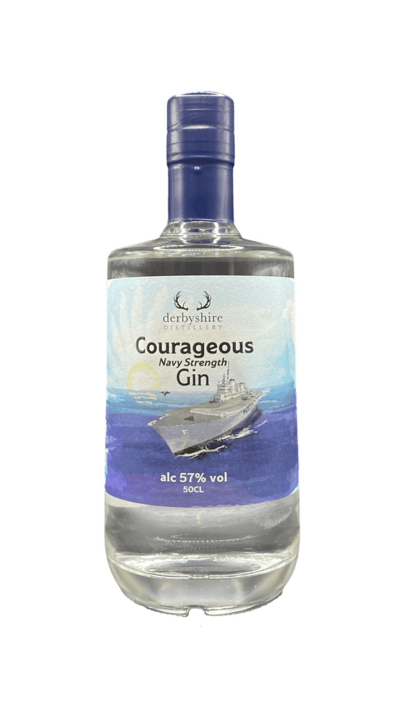 Derbyshire Distillery Courageous Navy Strength Gin 50cl