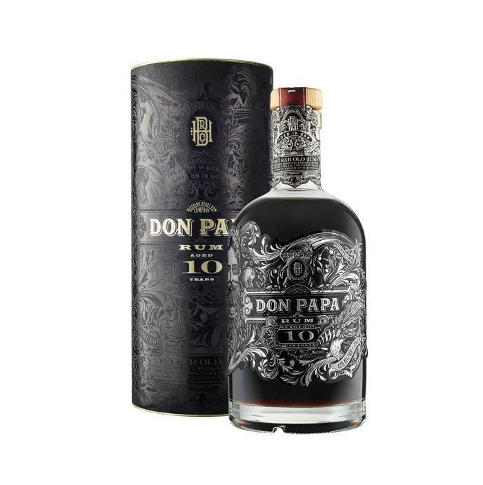 Don Papa 10 Year Old Rum With Limited Edition Canister 70cl