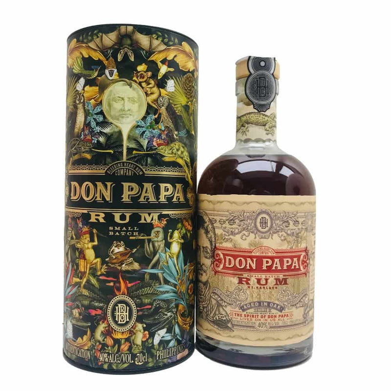 Don Papa 7 Year Old Rum With Limited Edition Canister 70cl