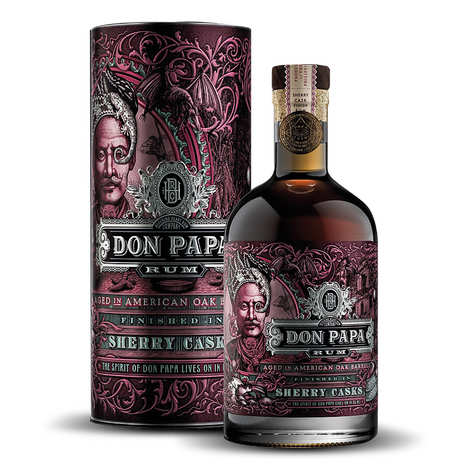 Don Papa Rum Sherry Cask Finish With Limited Edition Gift Canister 70cl