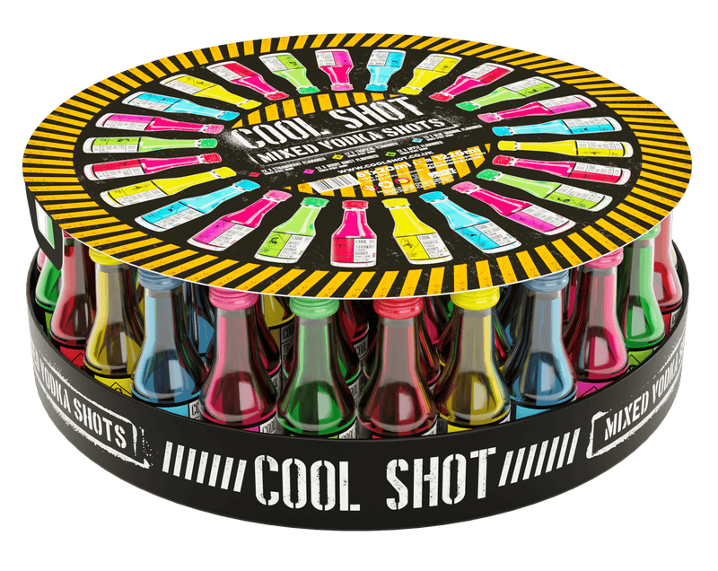 Cool Shot Carousel Mixed Vodka Shots 61x2cl