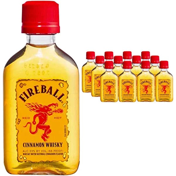 Fireball Cinnamon Liqueur Miniatures 10x5cl