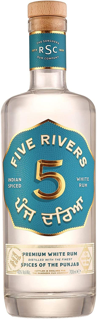 Five Rivers Indian Spiced White Rum 70cl