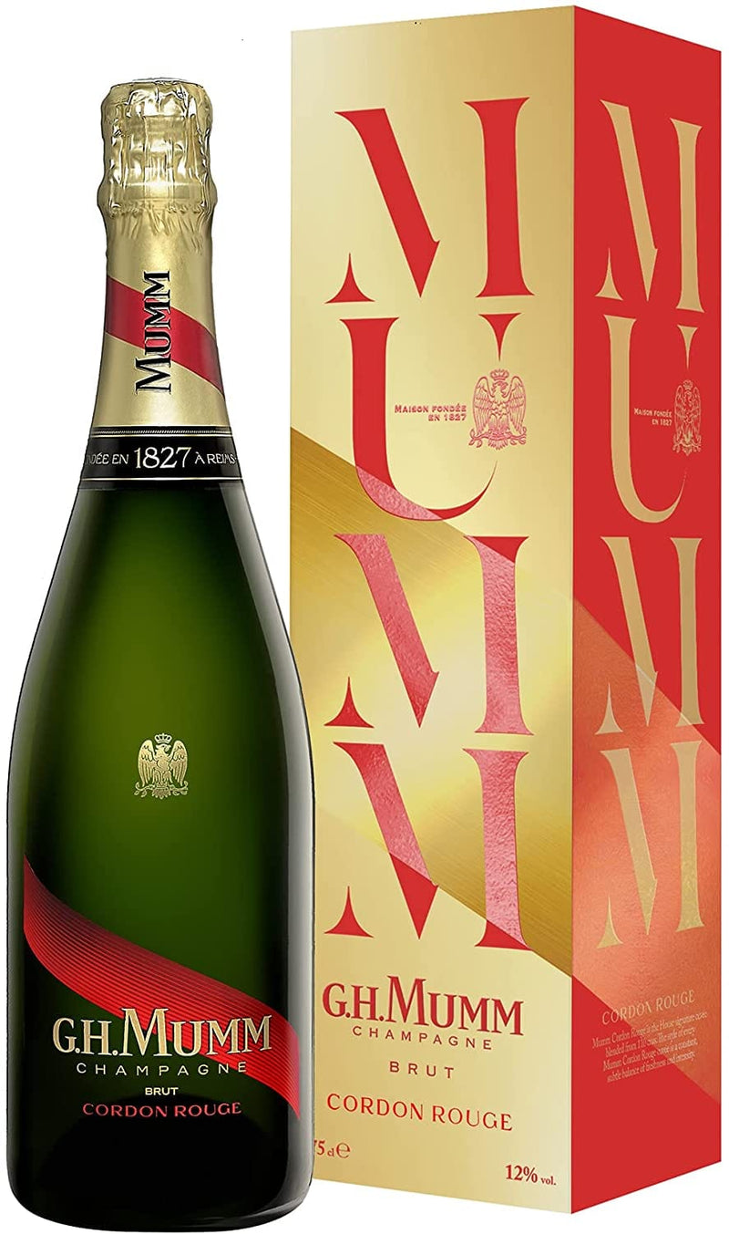 G.H.Mumm Cordon Rouge Champagne Gift Box 75cl