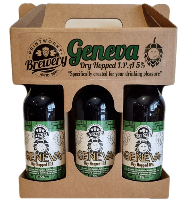 Printworks Brewery Geneva IPA Bottled Beer Set 3x500ml