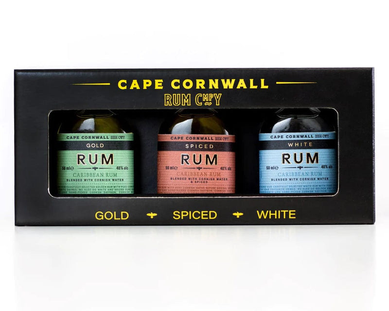 Cape Cornwall Rum Gift Selection Box 3x5cl