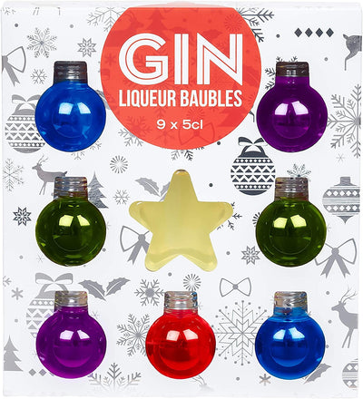 Gin Liquer Baubles 50ml 9pack