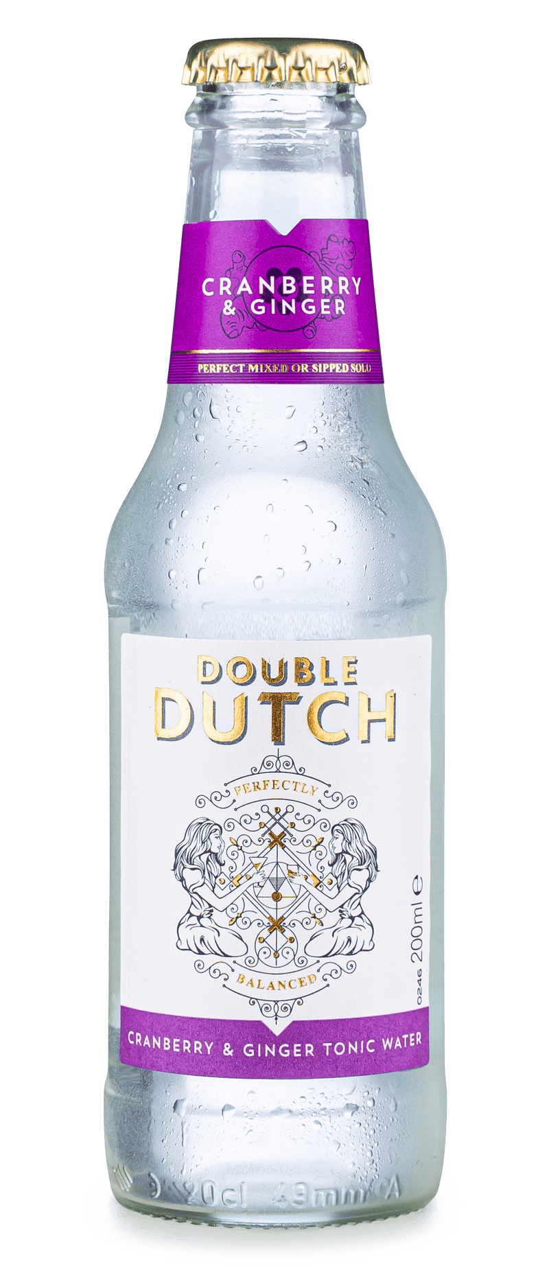 Double Dutch Cranberry & Ginger 4x200ml