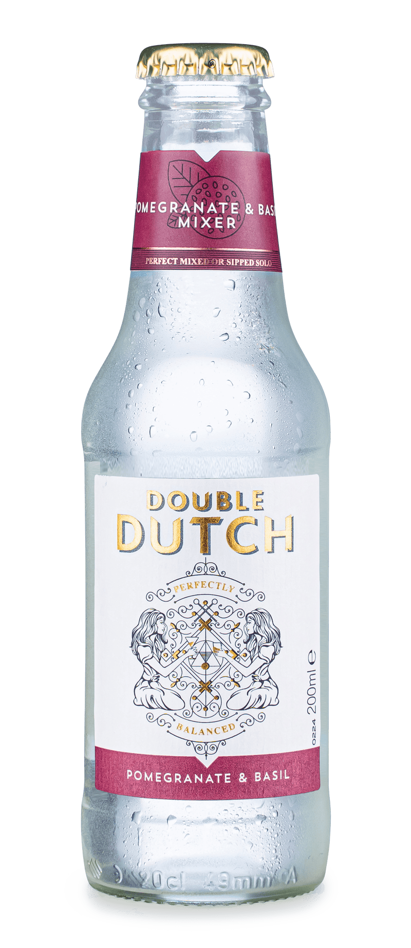 Double Dutch Pomegranate & Basil 4x200ml