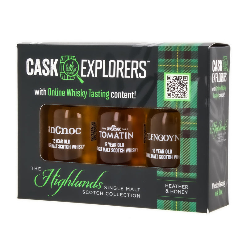 The Highlands Scotch Whisky Tasting Pack 3x3cl