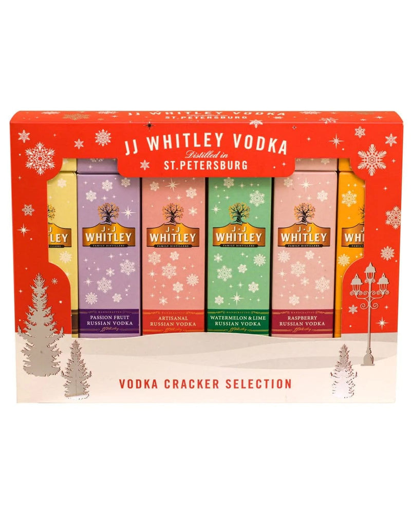 J.J. Whitley Vodka Christmas Cracker Selection 6x5cl