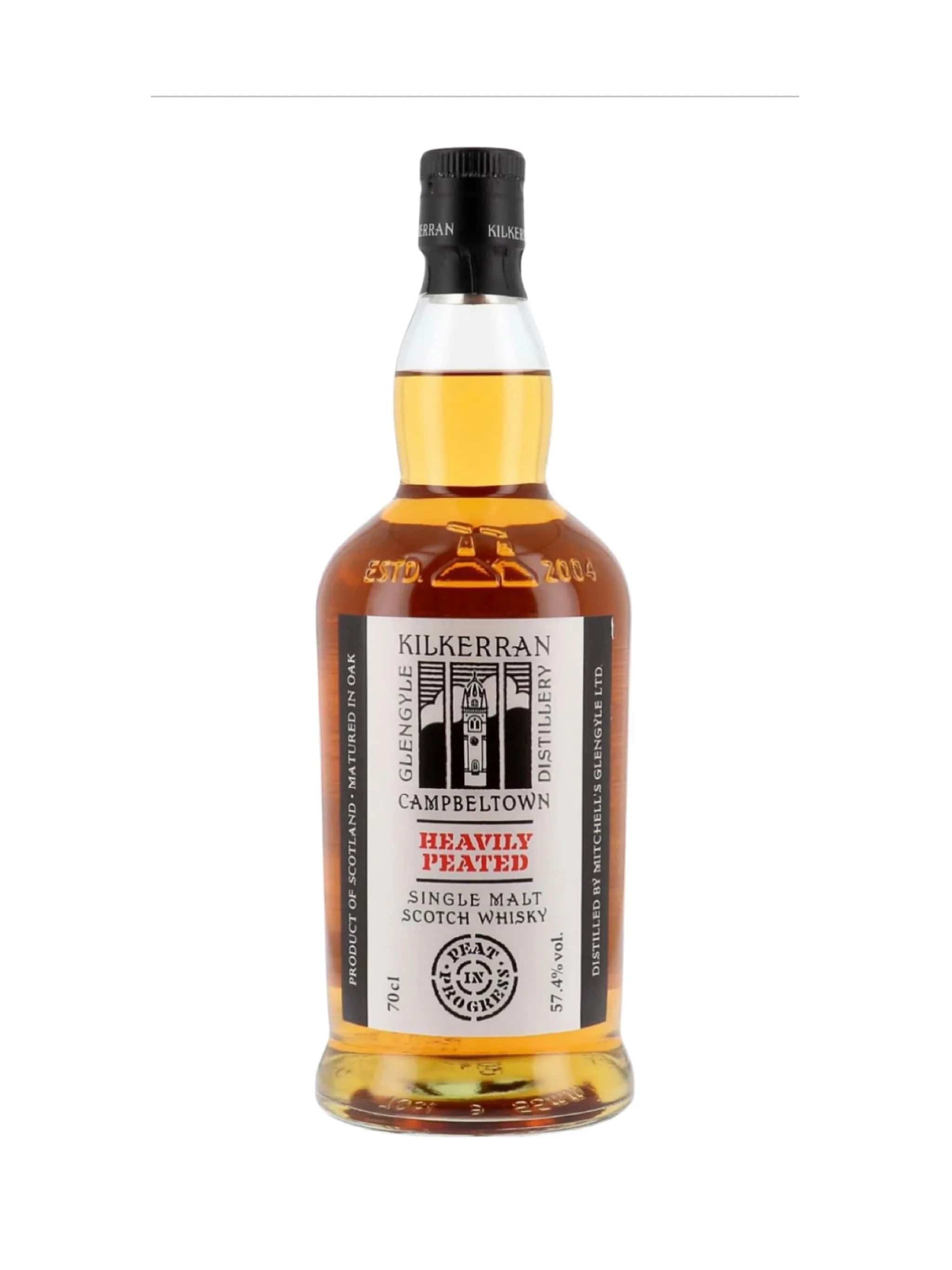 Kilkerran Heavily Peated Single Malt Scotch Whisky 70cl – Threshers