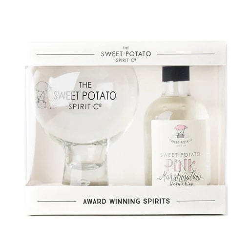 The Sweet Potato Spirit Marshmallow Moonshine Globe Gift Set 20cl