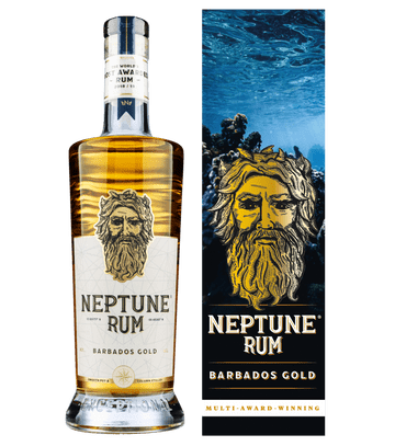 Neptune Rum Barbados Gold Gift Box 70cl