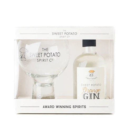 The Sweet Potato Spirit Orange Gin Liqueur Globe Gift Set 20cl