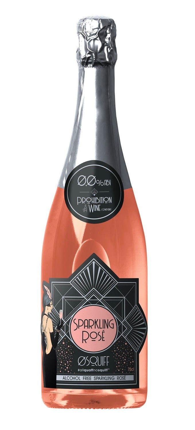 Prohibition Wines Alcohol Free Sparkling Rosé 75cl