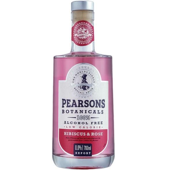 Pearsons Botanicals Hibiscus & Rose Alcohol-Free Gin Alternative 70cl