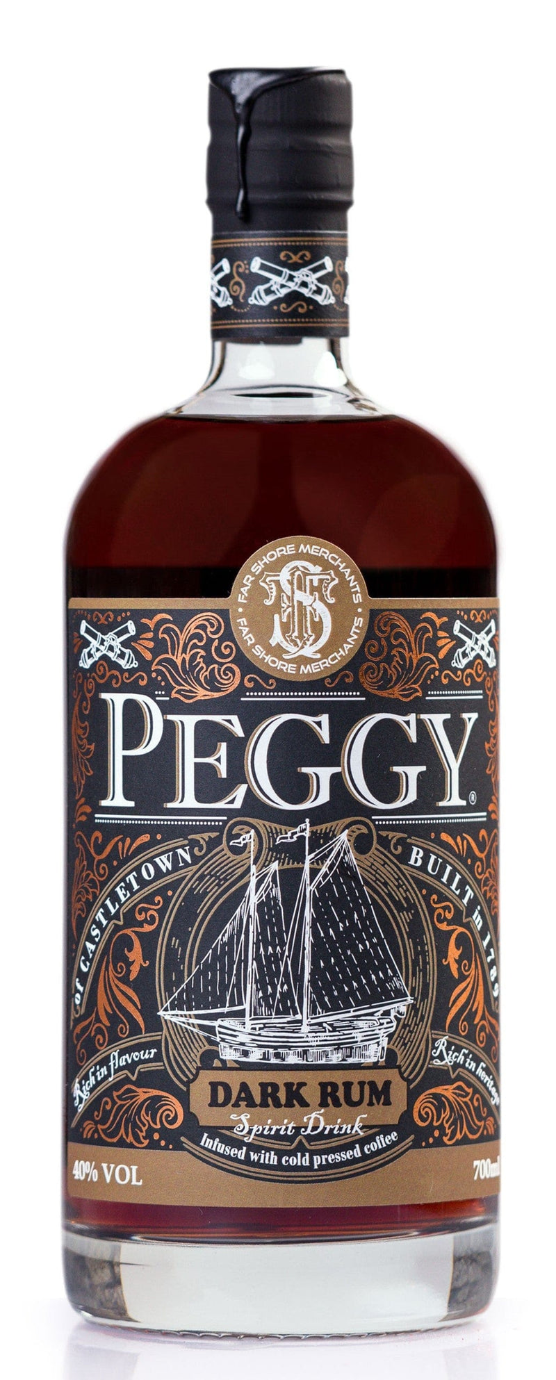Peggy Dark Rum Blend 70cl