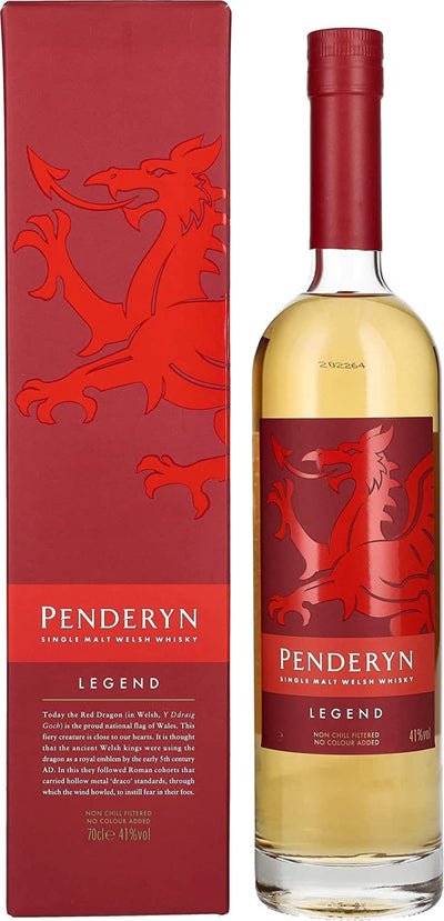 Penderyn Legend Single Malt Welsh Whisky 70cl