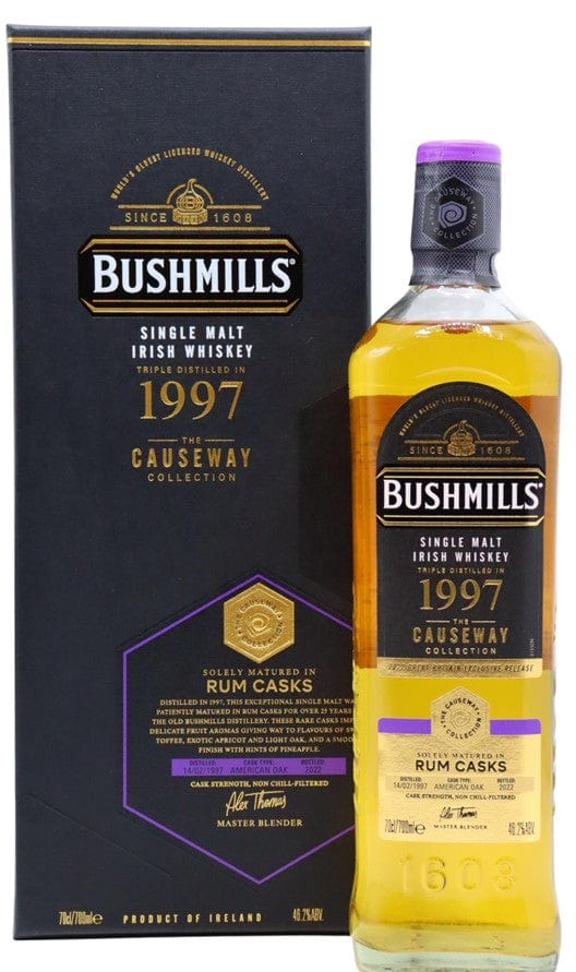 Bushmills The Causeway Collection 1997 25 Year Old Whiskey 70cl