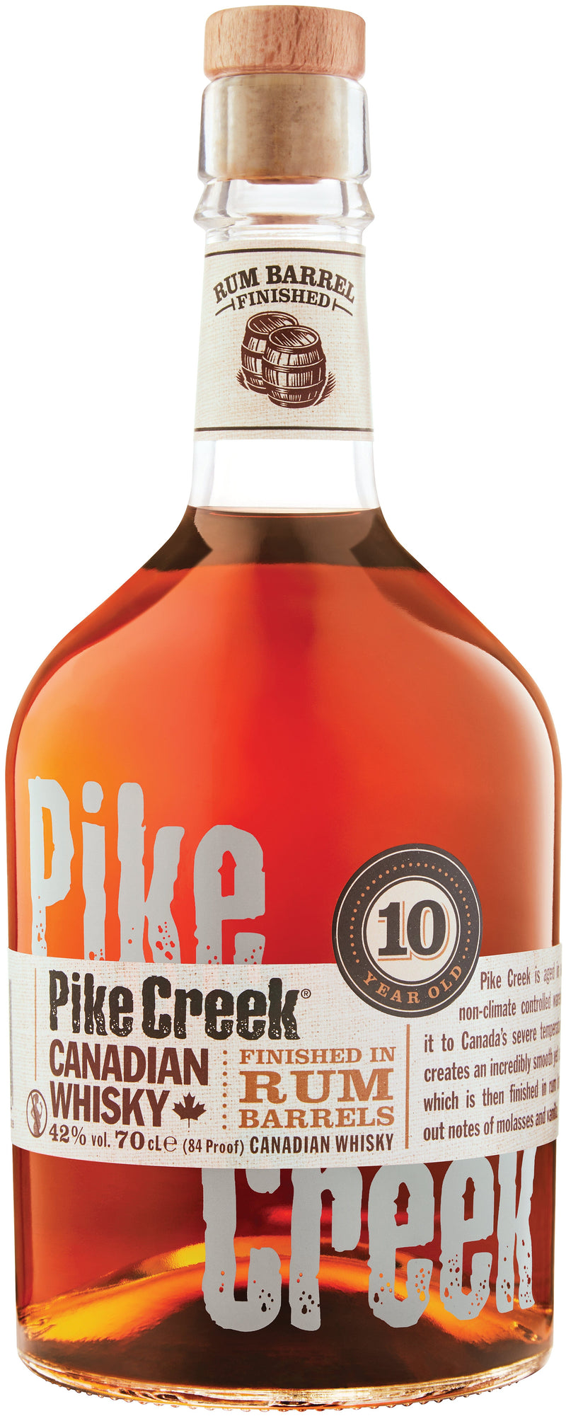 Pike Creek 10 Year Old Whisky 70cl