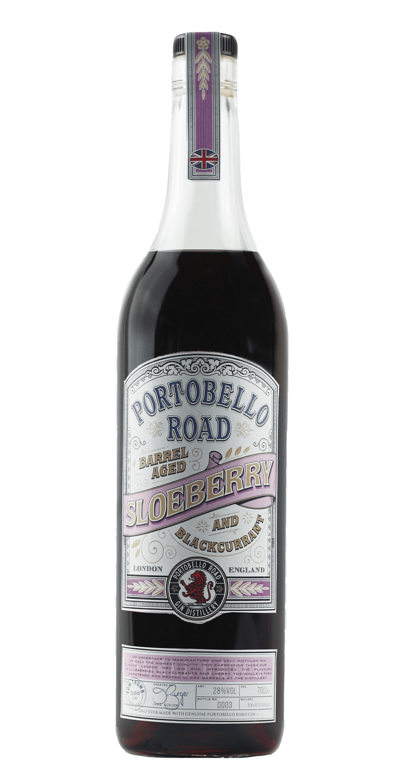Portobello Road Sloeberry and Blackcurrant Gin 70cl