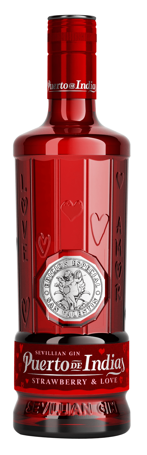Puerto De Indias Strawberry & Love Gin Valentines Limited Edition 70cl