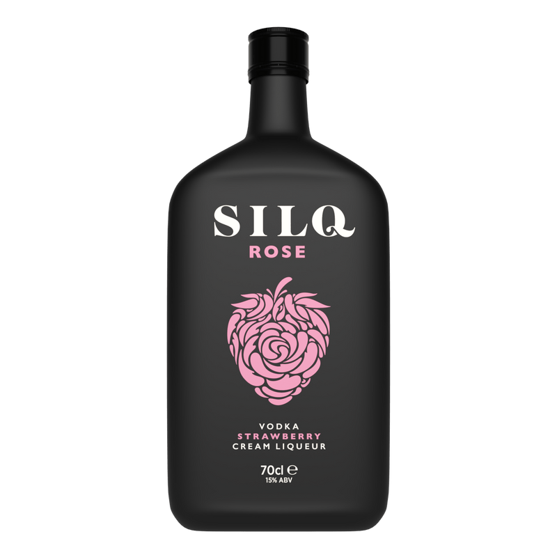 Silq Rose Strawberry Vodka Cream Liqueur 70cl