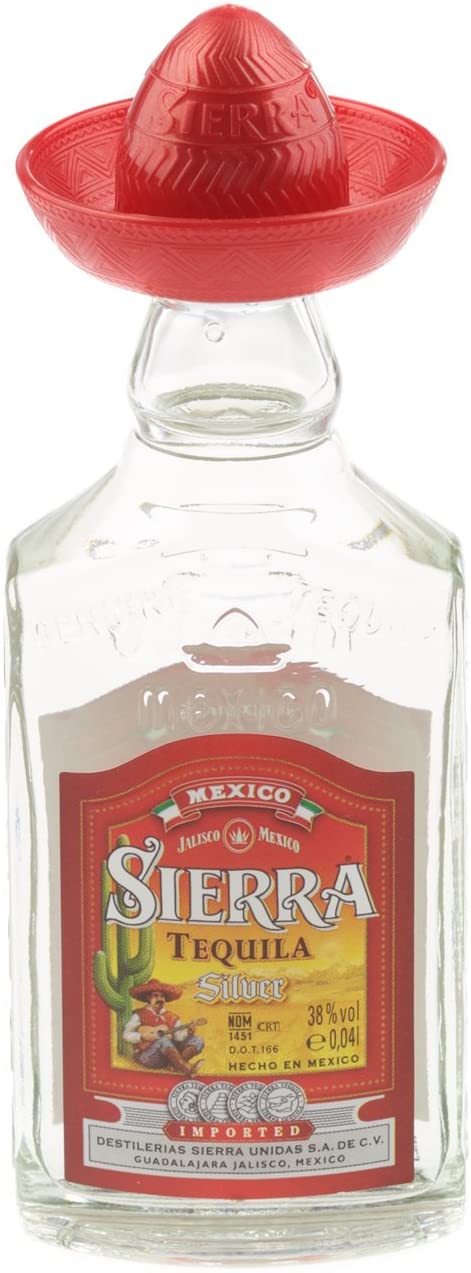 Sierra Silver Tequila Miniature 4cl