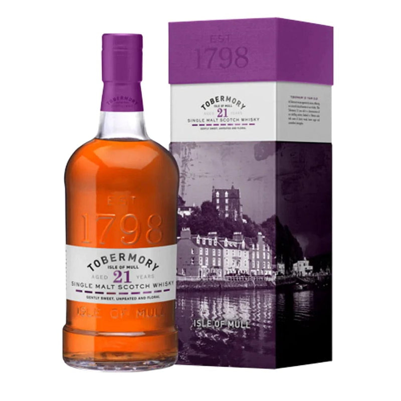 Tobermory 21 Years Old Single Malt Whisky 70cl