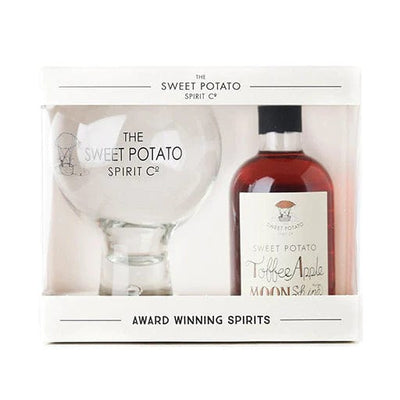 The Sweet Potato Spirit Toffee Apple Moonshine Globe Gift Set 20cl