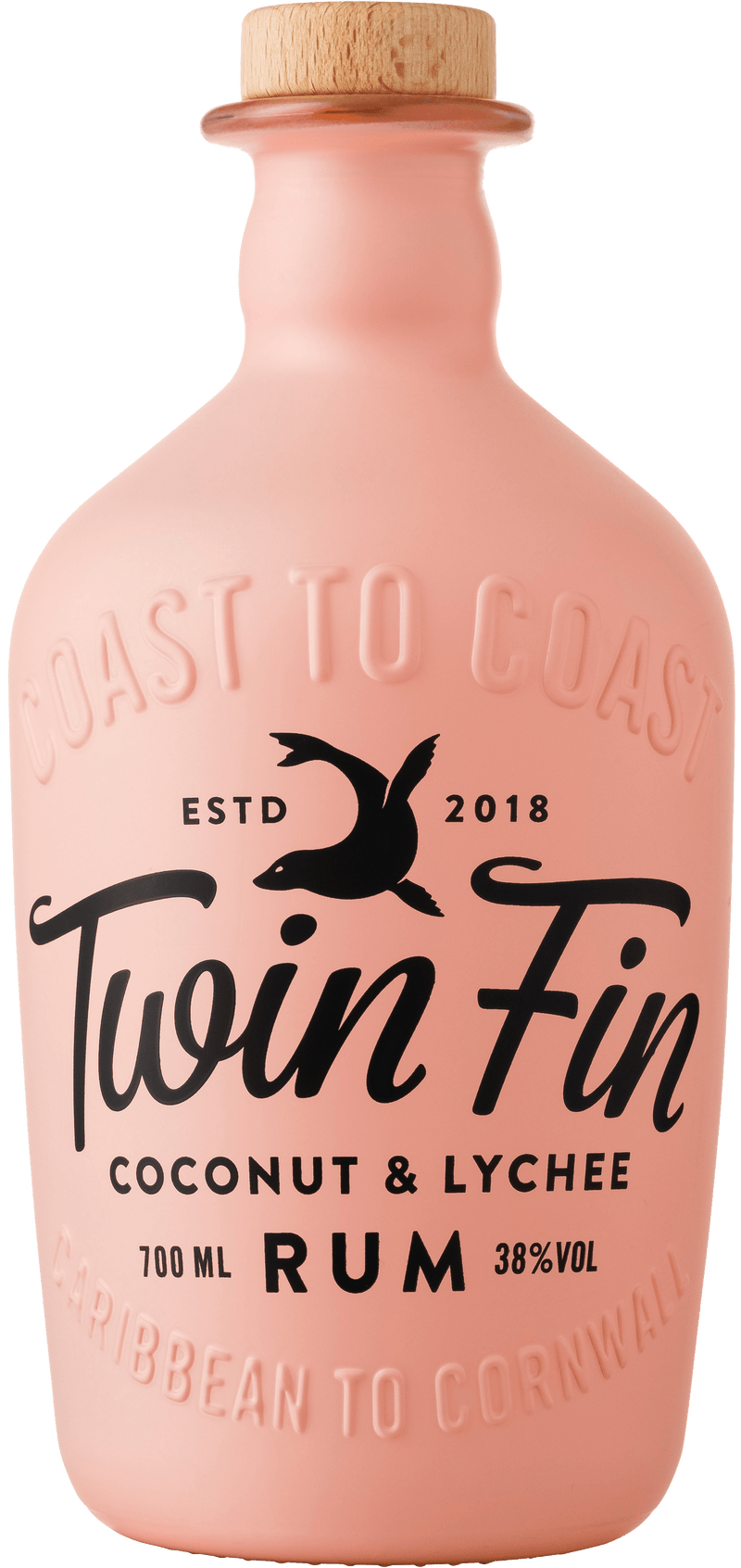 Twin Fin Coconut & Lychee Rum 70cl