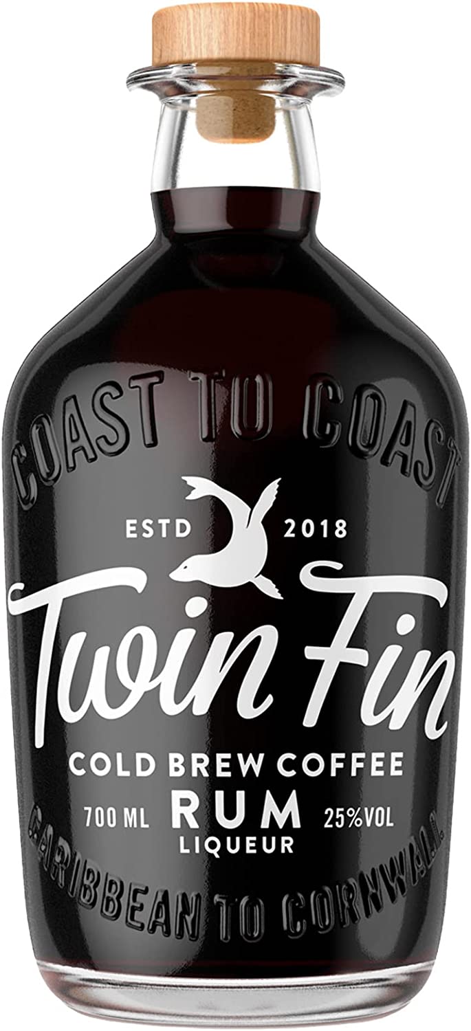 Twin Fin Cold Brew Coffee Rum Liqueur 70cl, Threshers | Coffee Rum ...