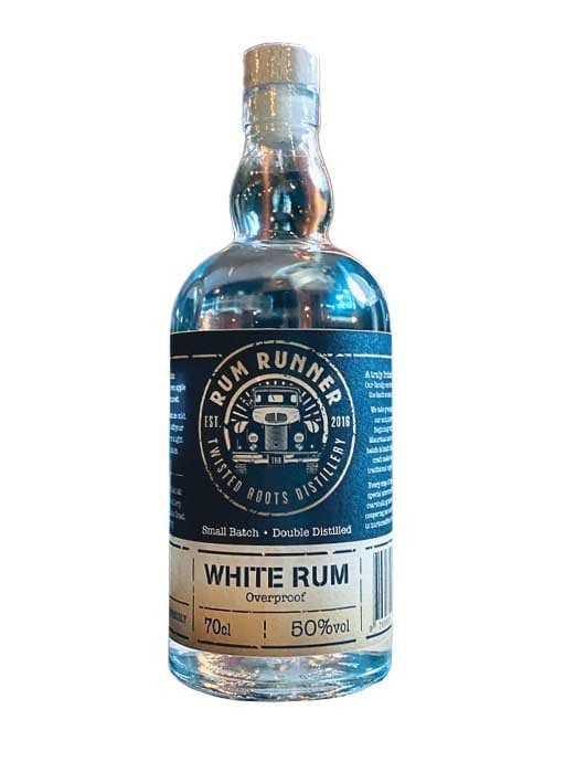 Rum Runner Twisted Roots White Overproof Rum 70cl